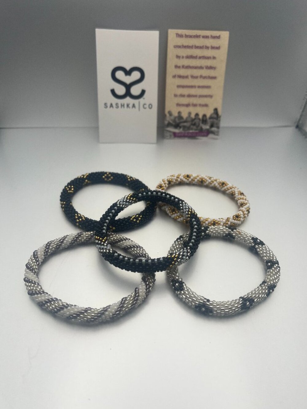 the Sashka Co. bracelets